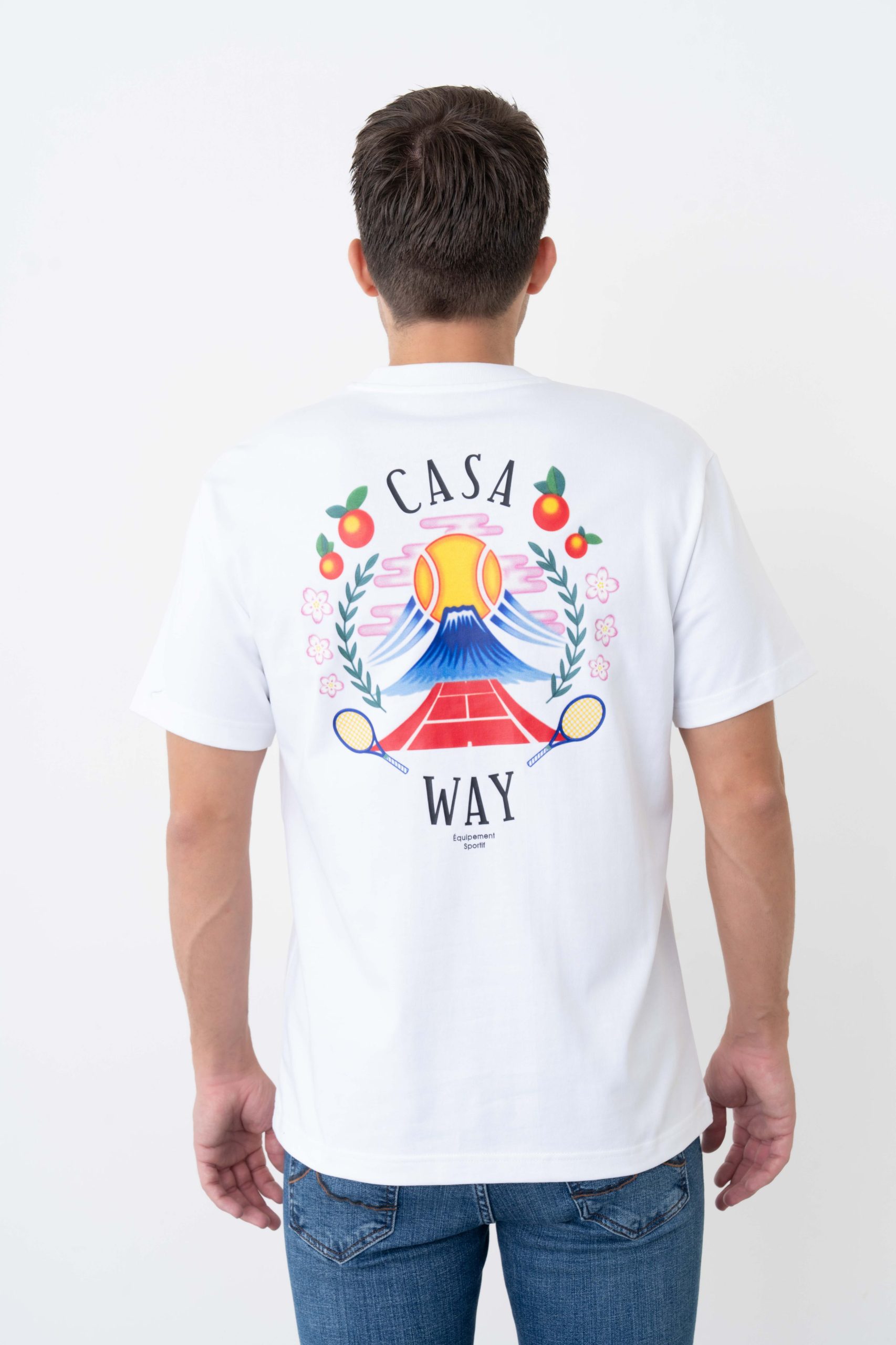 cekim (484) Casablanca 'Casa Way' Print T-Shirt - Afbeelding 1