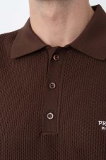 Prada 'Mesh-Knit' Logo Embroidered Polo Shirt - Afbeelding 9