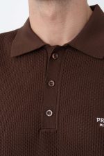 Prada 'Mesh-Knit' Logo Embroidered Polo Shirt - Afbeelding 9