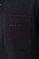 Gucci 'Chest Pocket' Logo Embroidered Polo Shirt - Afbeelding 12