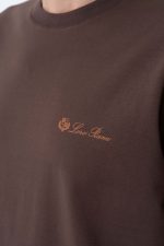 Loro Piana Logo Print Classic T-Shirt - Afbeelding 8