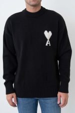 Ami De Coeur 'White Heart' Detail Crewneck Trui - Afbeelding 4