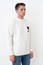 Ami De Coeur Heart Detail Crewneck Trui - Afbeelding 3