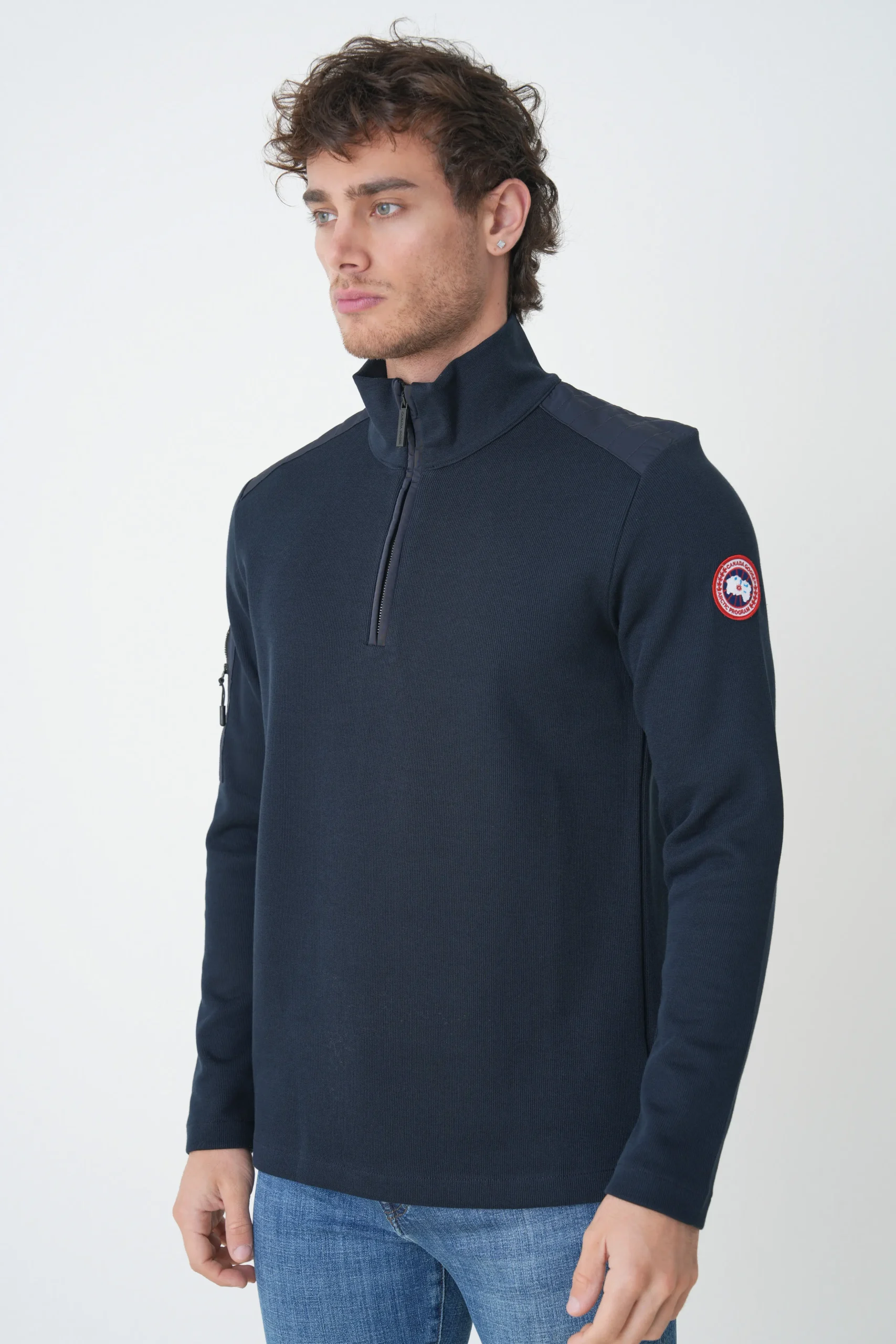 studio2025140871 Canada Goose 'Stormont' Half-Zip Sweater - Afbeelding 1