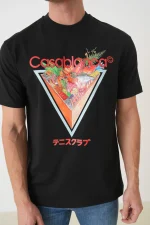 Casablanca 'Tennis Club Icon' Print T-Shirt - Afbeelding 5