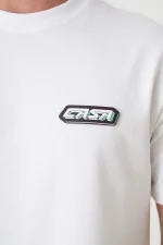 Casablanca 'Casa Racing' Logo Patch T-Shirt - Afbeelding 5