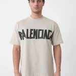 Balenciaga 'Tape Type' Print T-Shirt