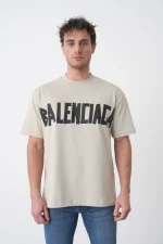 Balenciaga 'Tape Type' Print T-Shirt