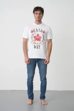 Casablanca 'Casa Way' Print T-Shirt - Afbeelding 7