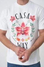 Casablanca 'Casa Way' Print T-Shirt - Afbeelding 5