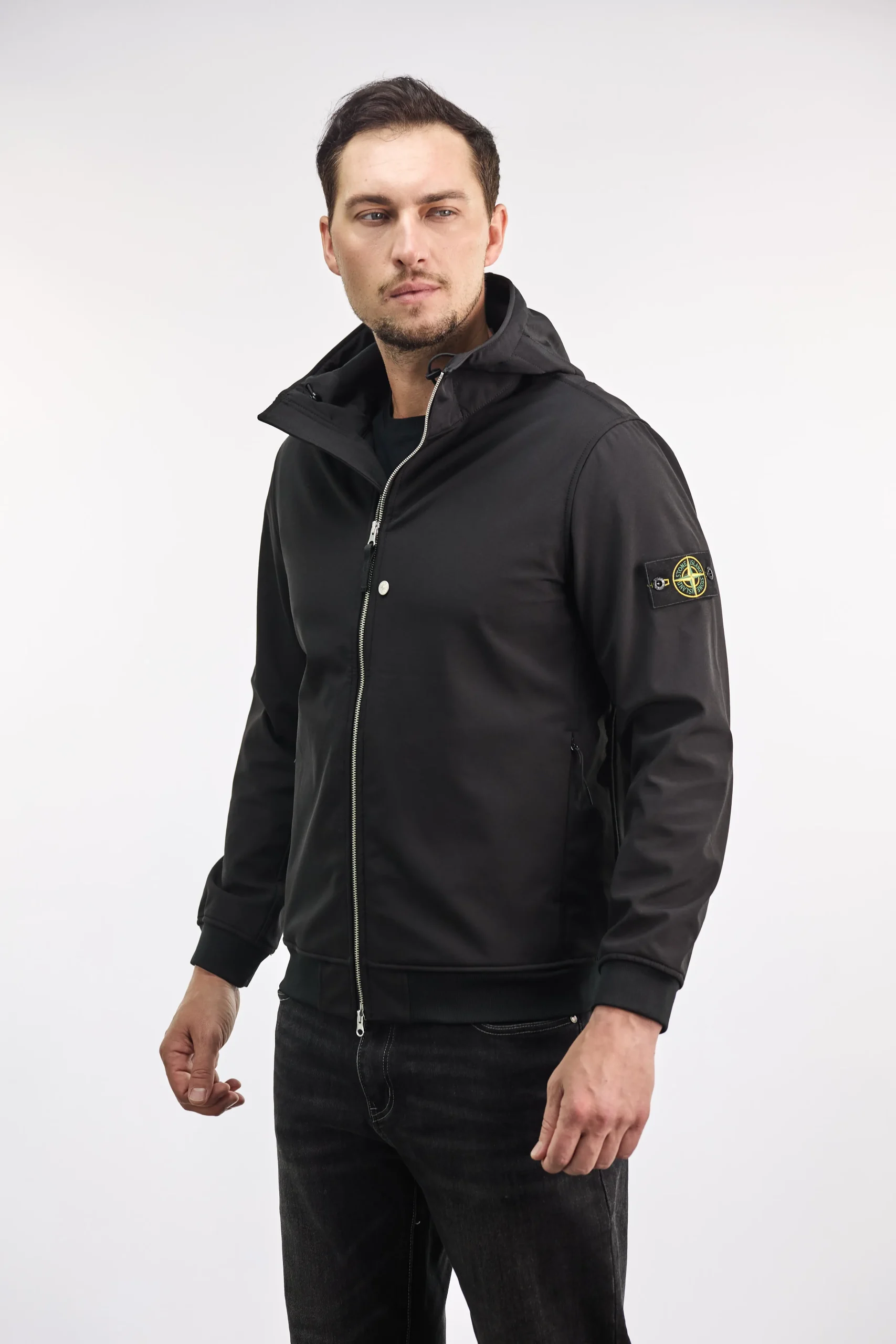 www (5) Stone Island Q0422 Soft Shell Jas - Afbeelding 1
