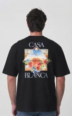 Casablanca 'Flower Court Icon' Print T-Shirt