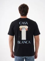 Casablanca 'La Colonne' Print T-Shirt