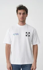 Off-White '90s Liquid' Print T-Shirt - Afbeelding 2