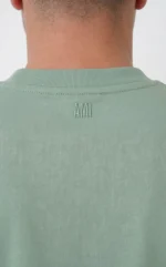 Ami Paris 'White Heart' Embroidered T-Shirt - Afbeelding 2