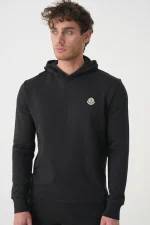 Moncler Logo Patch Classic Hoodie - Afbeelding 2