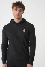 Moncler Logo Patch Classic Hoodie - Afbeelding 3