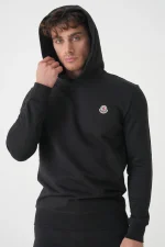 Moncler Logo Patch Classic Hoodie - Afbeelding 7