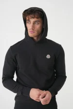 Moncler Logo Patch Classic Hoodie - Afbeelding 8