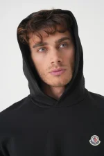Moncler Logo Patch Classic Hoodie - Afbeelding 9