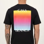 Casablanca 'Gradient Square' Print T-Shirt