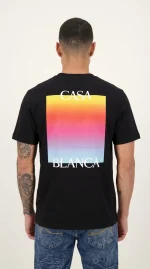 Casablanca 'Gradient Square' Print T-Shirt