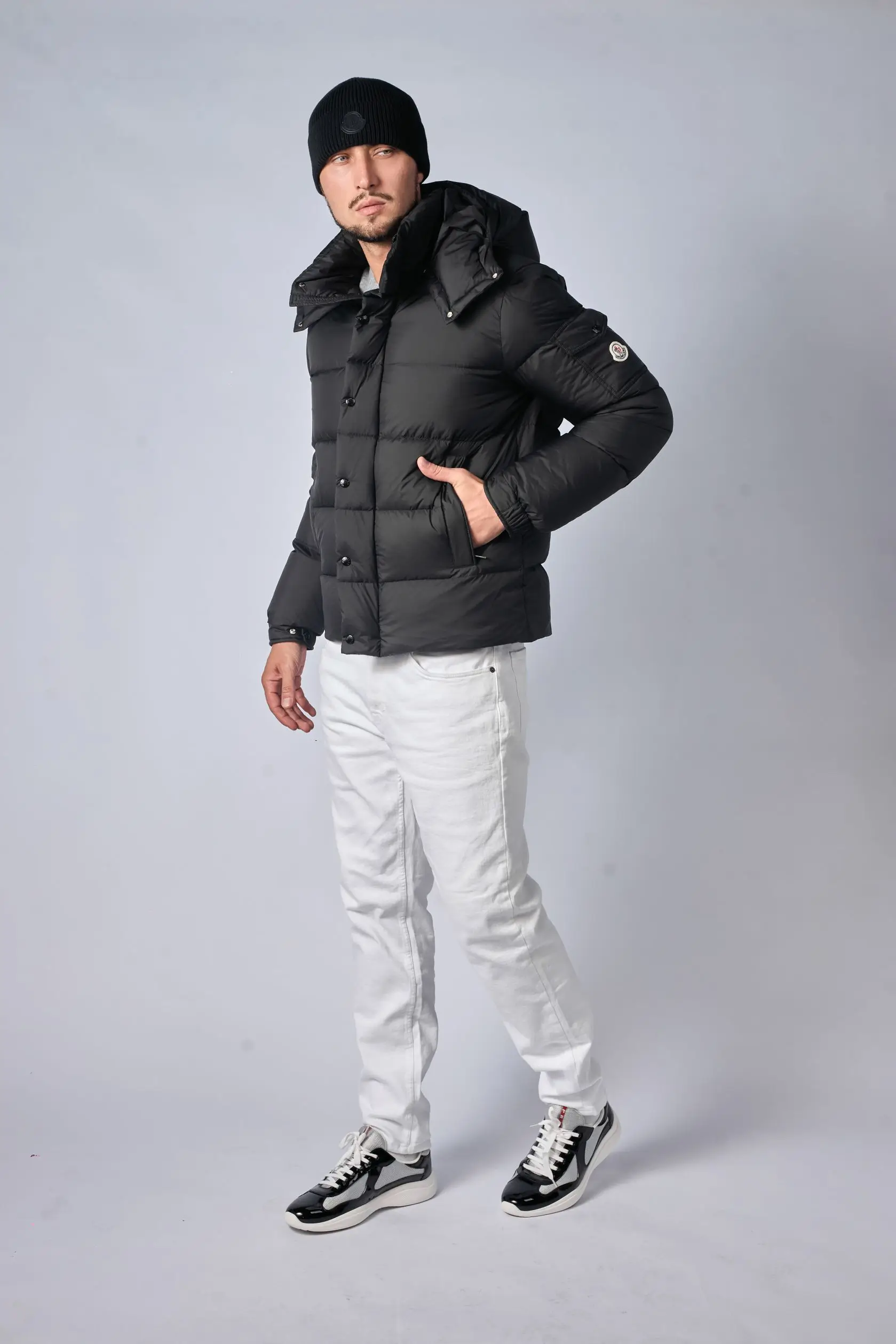 kurtki3885 Moncler Vezere Winterjas Mat — 100% Ganzendons - Afbeelding 1