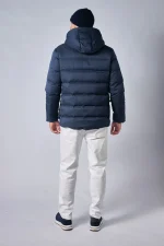 Loro Piana Clearwater Quilted Storm System Shell Hooded Donsjas - Afbeelding 35