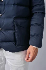 Loro Piana Clearwater Quilted Storm System Shell Hooded Donsjas - Afbeelding 15