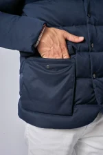 Loro Piana Clearwater Quilted Storm System Shell Hooded Donsjas - Afbeelding 16