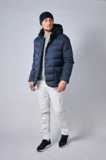 Loro Piana Clearwater Quilted Storm System Shell Hooded Donsjas - Afbeelding 20