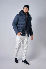 Loro Piana Clearwater Quilted Storm System Shell Hooded Donsjas - Afbeelding 21