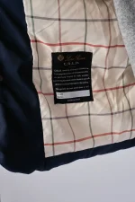 Loro Piana Clearwater Quilted Storm System Shell Hooded Donsjas - Afbeelding 27