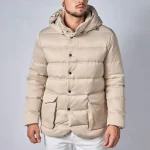 Loro Piana Clearwater Quilted Storm System Shell Hooded Donsjas