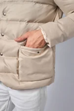 Loro Piana Clearwater Quilted Storm System Shell Hooded Donsjas - Afbeelding 16
