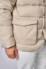 Loro Piana Clearwater Quilted Storm System Shell Hooded Donsjas - Afbeelding 17