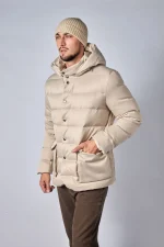 Loro Piana Clearwater Quilted Storm System Shell Hooded Donsjas - Afbeelding 4