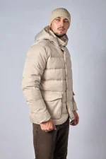 Loro Piana Clearwater Quilted Storm System Shell Hooded Donsjas - Afbeelding 6