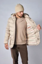 Loro Piana Clearwater Quilted Storm System Shell Hooded Donsjas - Afbeelding 11