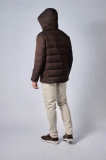 Loro Piana Clearwater Quilted Storm System Shell Hooded Donsjas - Afbeelding 20