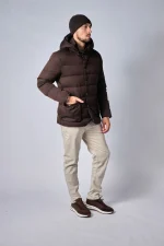 Loro Piana Clearwater Quilted Storm System Shell Hooded Donsjas - Afbeelding 21