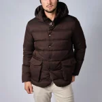 Loro Piana Clearwater Quilted Storm System Shell Hooded Donsjas