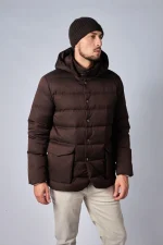 Loro Piana Clearwater Quilted Storm System Shell Hooded Donsjas - Afbeelding 4