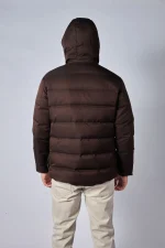 Loro Piana Clearwater Quilted Storm System Shell Hooded Donsjas - Afbeelding 18