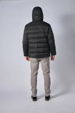 Loro Piana Clearwater Quilted Storm System Shell Hooded Donsjas - Afbeelding 44