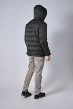 Loro Piana Clearwater Quilted Storm System Shell Hooded Donsjas - Afbeelding 43