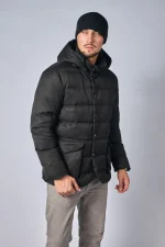 Loro Piana Clearwater Quilted Storm System Shell Hooded Donsjas - Afbeelding 7