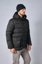 Loro Piana Clearwater Quilted Storm System Shell Hooded Donsjas - Afbeelding 8