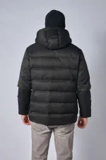 Loro Piana Clearwater Quilted Storm System Shell Hooded Donsjas - Afbeelding 15
