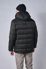 Loro Piana Clearwater Quilted Storm System Shell Hooded Donsjas - Afbeelding 16